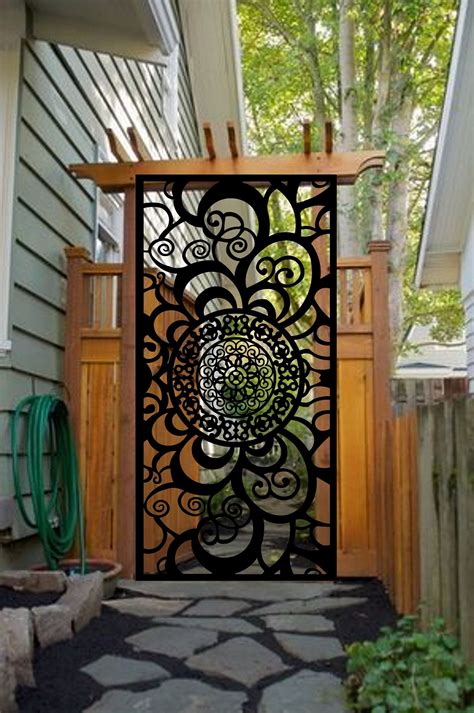 gate with sheet metal|decorative interior metal gates.